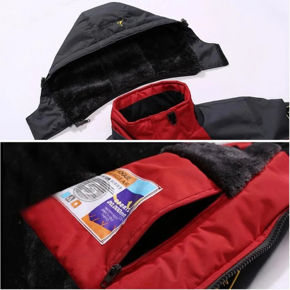 Winter Parka Men Windbreak Plus Thick Warm Windproof Fur Coats Male Military Hooded Anorak Jackets Men's Winter Jackets - Tasawoq