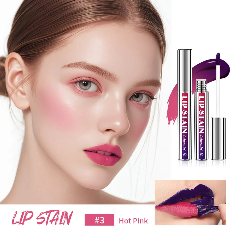 Long Lasting Lip Inks Korean Matte Lip Tint Peel Off Matte Tick for Lips Stick Free Shipping Liquid Lipstick Waterproof Makeup - Tasawoq