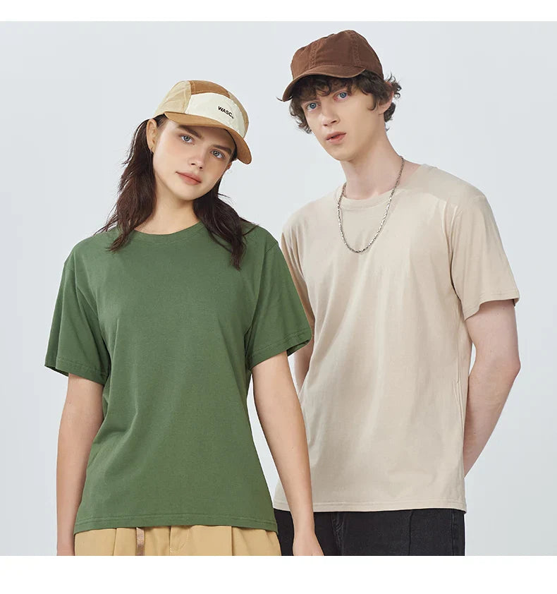 Good Mental State Pure Cotton Short Sleeved t-shirt For Men Women 2024 Summer New Tee Clothes Loose Casual Cartoon Oversized Top - Tasawoq