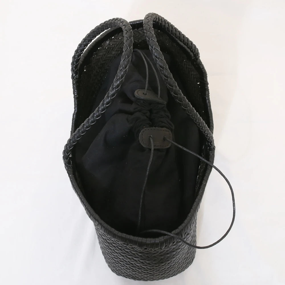Handbags Women's Genuine Leather Shoulder Bag Weaving Casual Shopping Bag Vintage Big Tote Purse Cowhide Cross Hand Bags Lady - Tasawoq