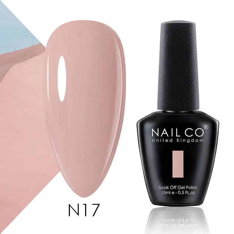 NAILCO 15ml Fresh Series Gel Nail Polish Design UV&LED Nail Gel Spring Summer Color Vernis Nail Art Glitter All For Manicure Set - Tasawoq