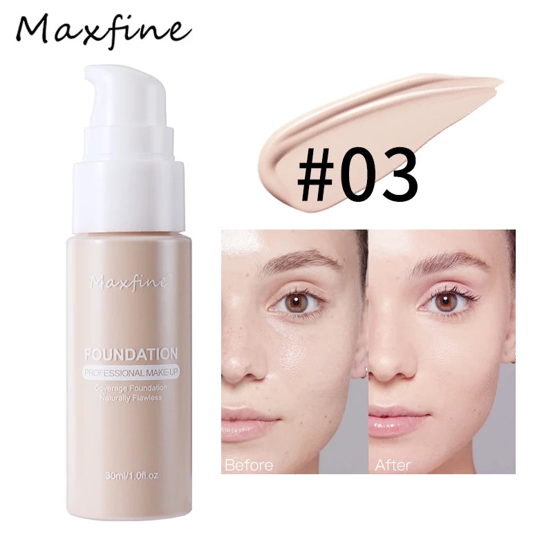 12-color liquid foundation, unparalleled wrinkle relieving and full coverage of high-definition liquid foundation, has a nourish - Tasawoq