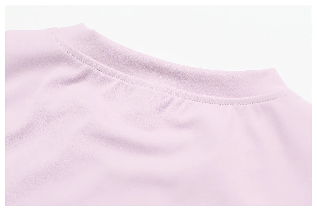 HGC Women's Sports T Shirt Summer Short Sleeve Running Round Neck Breathable Stretchy GYM Yoga Slim Fitness Active Top Tee - Tasawoq