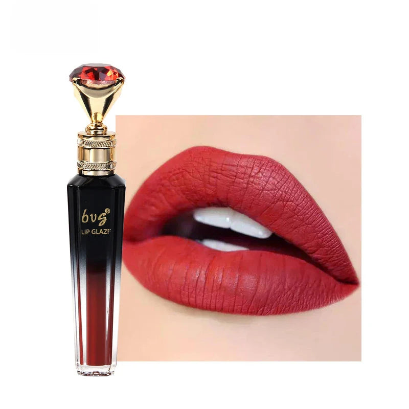 Lip Gloss Durable Moisturizing Waterproof Non-fading Non-stick Cup Color Durable Velvet Matte Lip Gloss Cosmetics For Women - Tasawoq