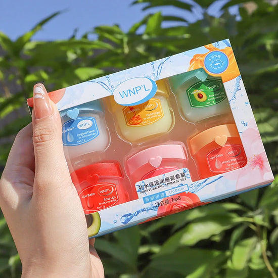 New 4/6/8pcs Moisturizing Lip Balm Sets Lipstick Makeup Natural Plant Base Moisturizer Lip Balm Anti-Cracking Lips Skin Care - Tasawoq