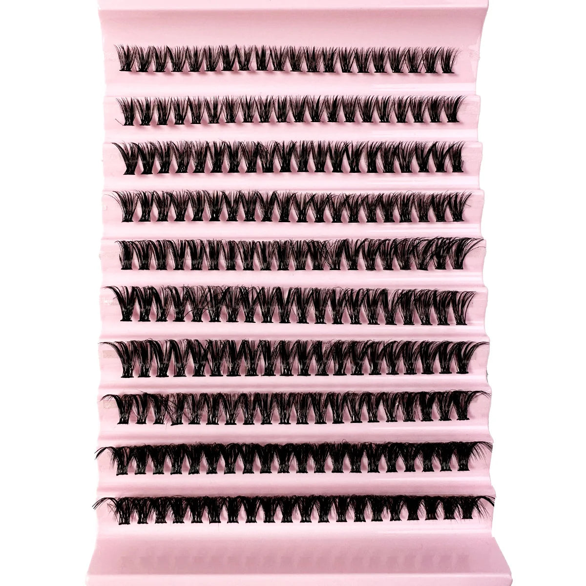 Faux Mink Eyelashes 540Cluster C Curled 9-16mm Mixed Natural Eyelash Extension 3D Russian Strip Personal Eyelash Makeup Tool - Tasawoq