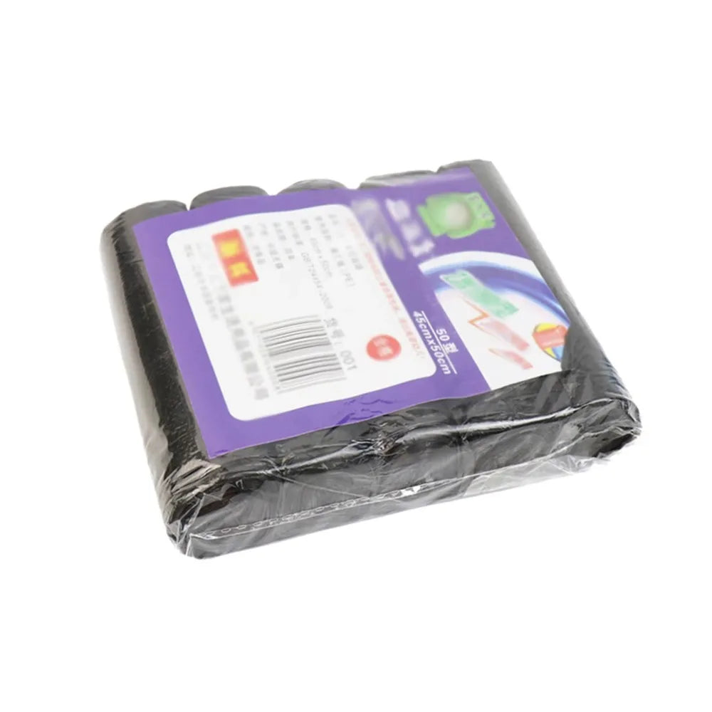 5 Rolls 100 Counts Disposable Small Trash Bags Portable Pe Rubbish Bags Wastebasket Bags Small Garbage Bags Office Kitchen Waste - Tasawoq