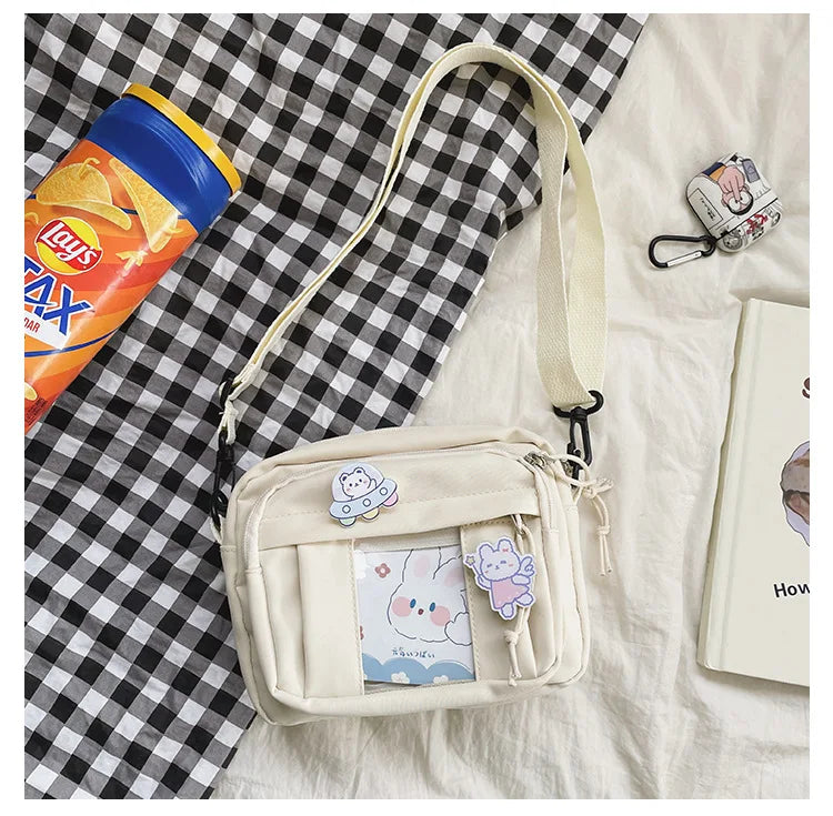 New Kawaii Bag Girls 2025 New JK Transparent Bag Small Crossbody Bag For Women Purses and Handbags Shoulder Bag Itabag Bolso - Tasawoq