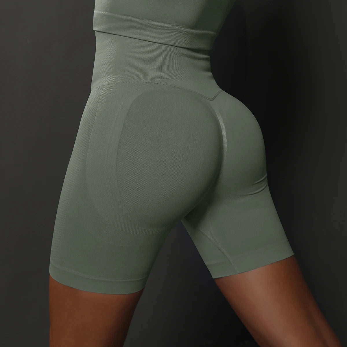 Seamless Shorts for Women Yoga Shorts Push Up Booty Workout Gym Shorts Fitness High Waist Sports Short Women Clothing - Tasawoq