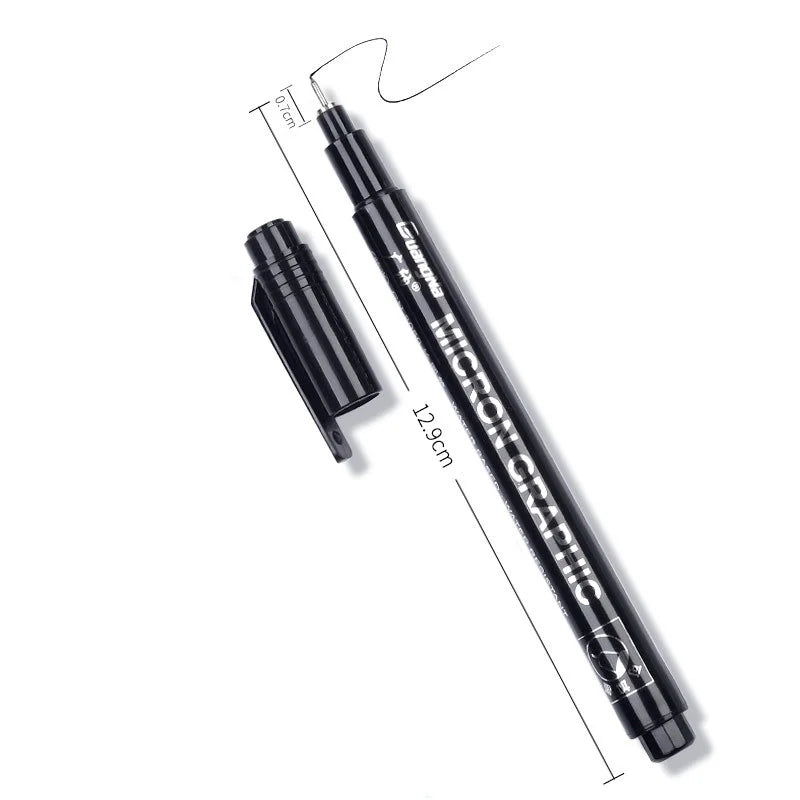 Nail Art Paintbrush With Ultra-fine Drawing Lines Edges Quick Drying Waterproof Acrylic Marker Pen Graffiti Pen - Tasawoq