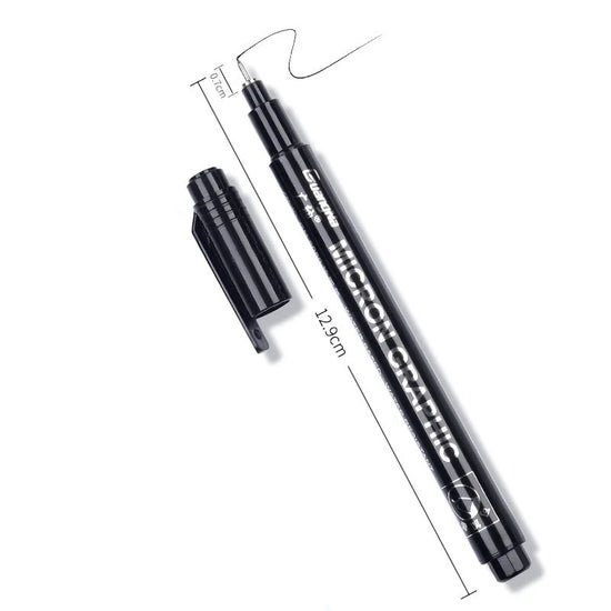 Nail Art Paintbrush With Ultra-fine Drawing Lines Edges Quick Drying Waterproof Acrylic Marker Pen Graffiti Pen - Tasawoq