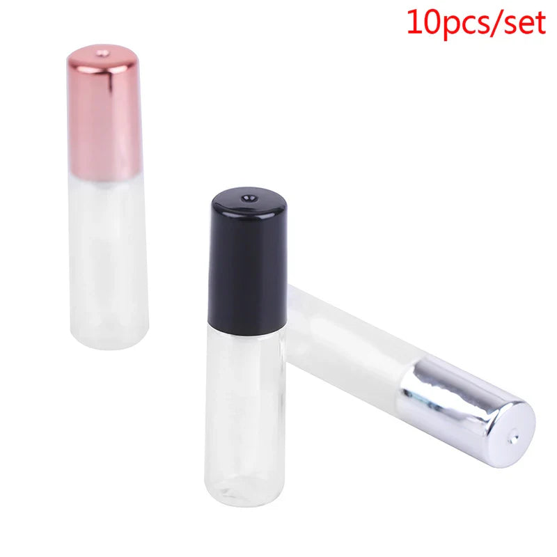 10pcs 1.2ML Empty Lip Gloss Tube Plastic Refillable Bottles Liquid Lipstick Container lipgloss Sample Bottle - Tasawoq