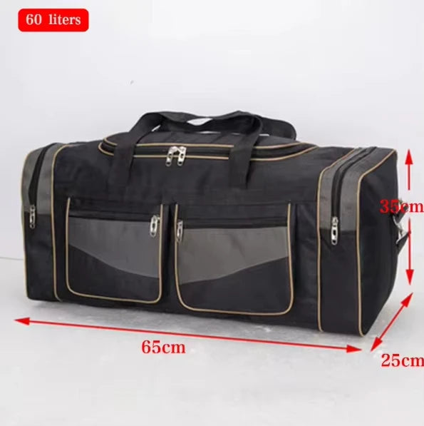 Luggage Travel Bag Gym Fitness Handbags for Women Men Outdoor Sports Shoulder Large Storage Duffel Training Long Distance Bag - Tasawoq