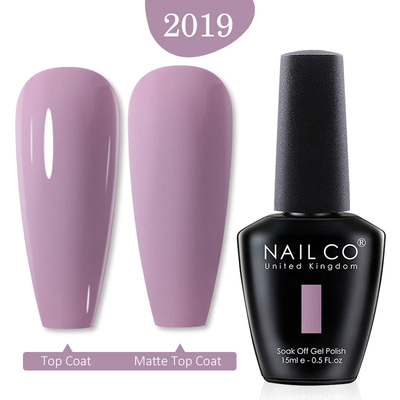 NAILCO Red Colors Series 15ML Nail Gel Polish Nail Supplies Semi Permanent For Nail Art Manicure Soak Off LED UV Hybrid Varnish - Tasawoq