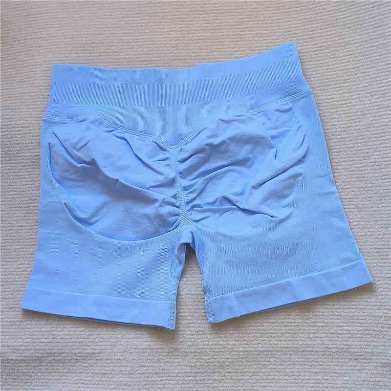 Gym Impact Running Shorts Scrunch Butt Shorts Women Biker Cycling Shorts Seamless Leggings Sexy Athletic Yoga Shorts - Tasawoq