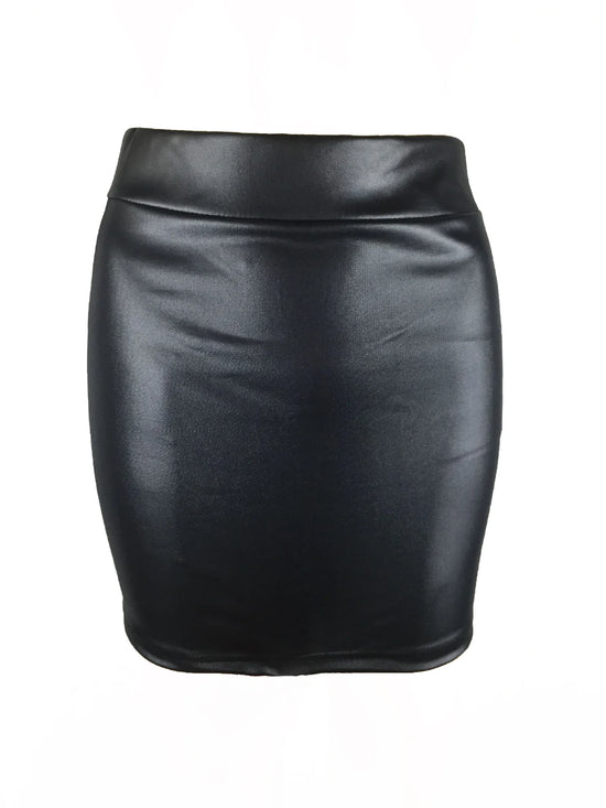 Women Summer Mini Skirts High-waist Slim Fittness Hip Pencil Skirts Vintage Bodycon Skirt Sexy Clubwear Ladies Office Clothing - Tasawoq