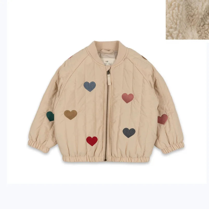 Children's Jackets 2024 Fall And Winter New Cartoon Fashion Boys And Girls Coat Cotton Warm Korean Jacket Children's Clothing - Tasawoq