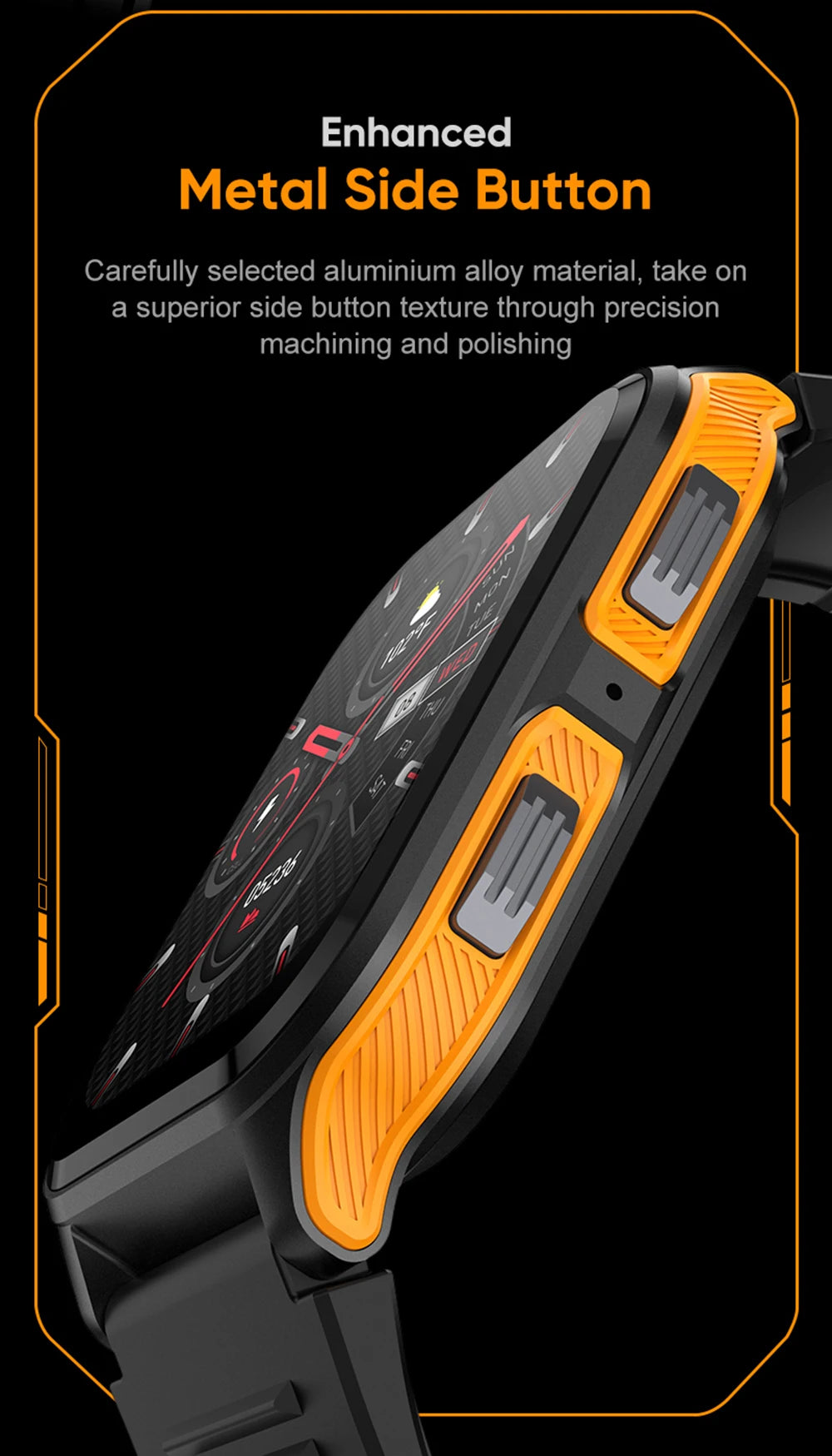 COLMI P73 1.9" Outdoor Military Smart Watch Men Bluetooth Call Smartwatch For Xiaomi Android IOS, IP68 Waterproof Fitness Watch - Tasawoq