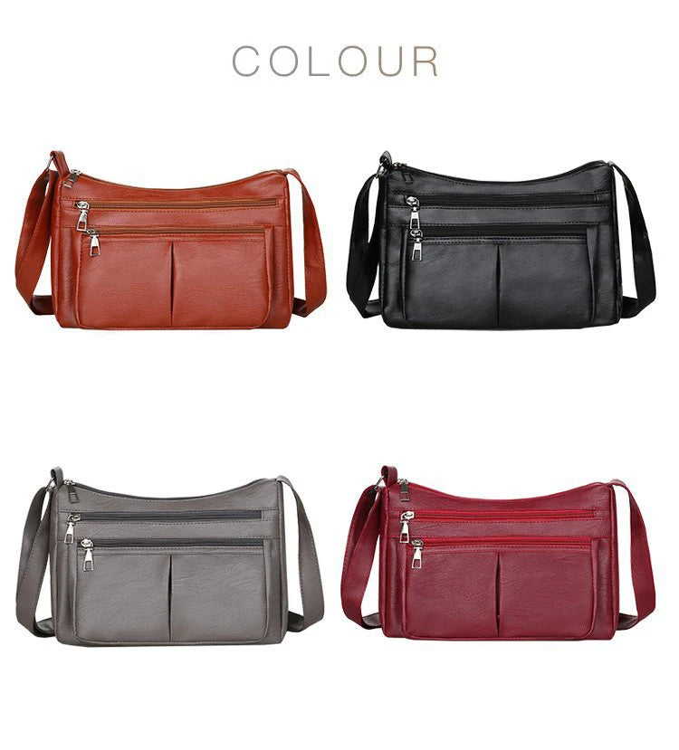 Women's Bag 2025 Trend Korean Handbags Designer Luxury Brand Ladies Shoulder Bags Soft Leather Fashion Versatile Crossbody Bag - Tasawoq