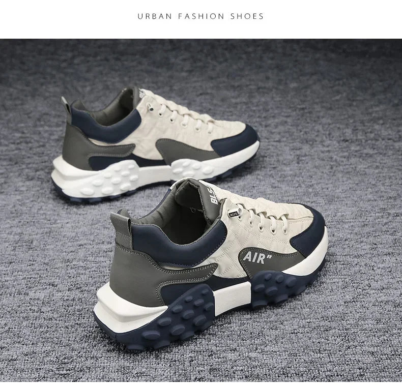 Men Shoes Platform Male Sneakers 2025 New Vulcanized Shoes for Men Casual Running Shoes Large Size 45 46 Hot Sapatos Masculinos - Tasawoq