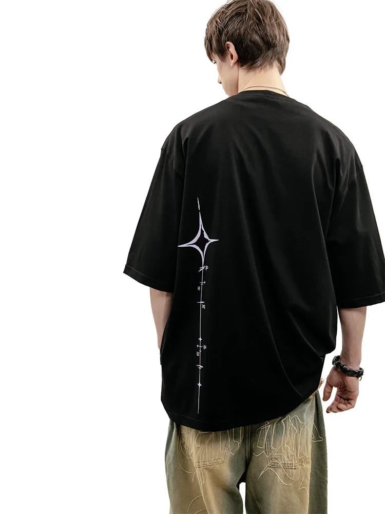 Men Tshirt Oversized Tops Short Sleeves Tee Y2k Взросление Tour Graphic 100% Cotton  Streetwear Harajuku Vintage Unisex Clothing