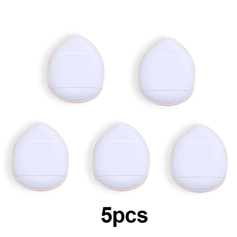 5/10Pcs Mini Finger Puff Foundation Small Air Cushion Powder Sponge Face Concealer BB Cream Cosmetic Applicator Makeup Tools - Tasawoq