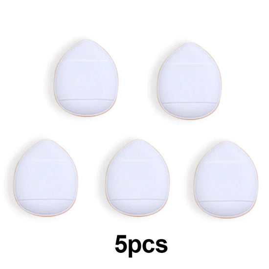 5/10Pcs Mini Finger Puff Foundation Small Air Cushion Powder Sponge Face Concealer BB Cream Cosmetic Applicator Makeup Tools - Tasawoq