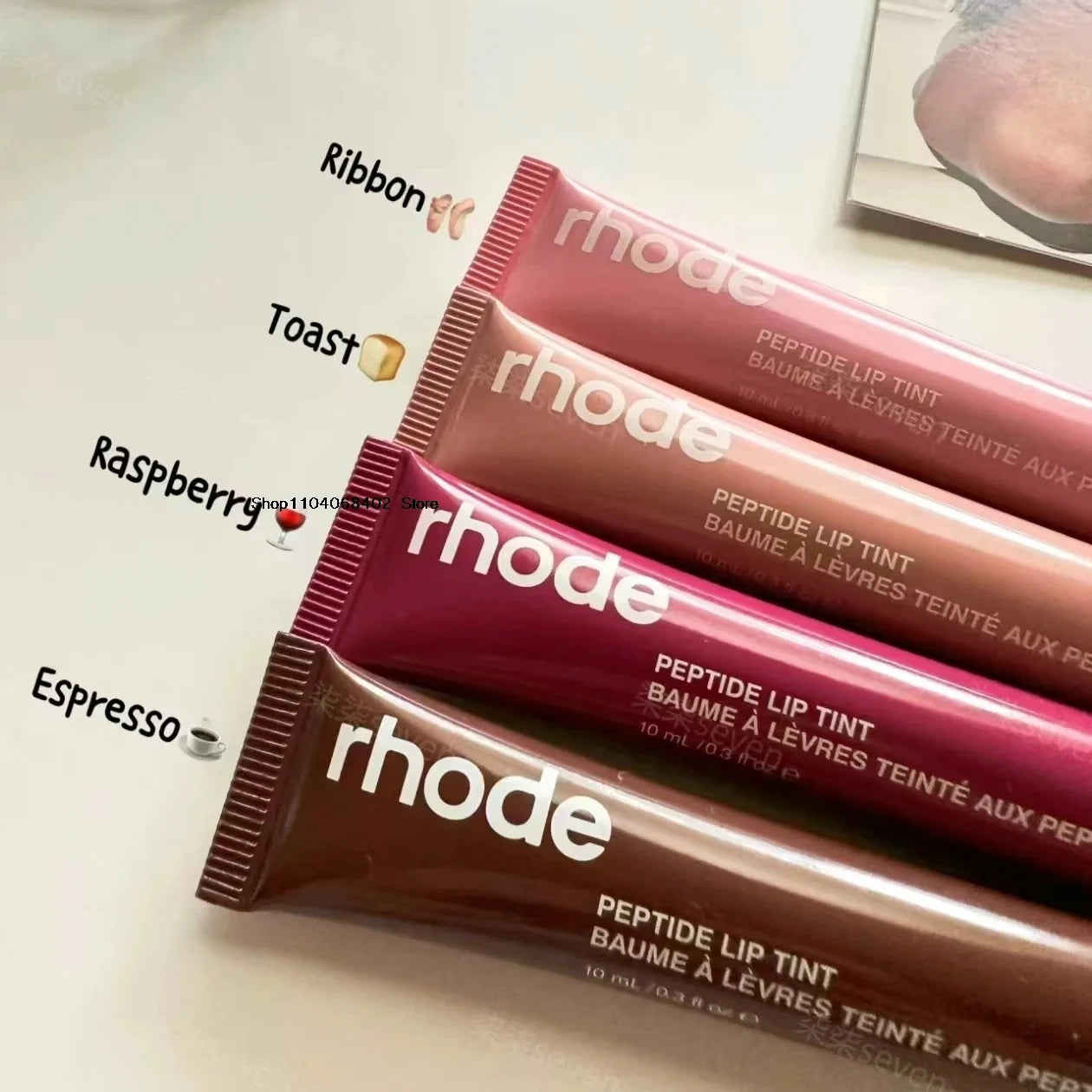 RHODE Makeup Cheek Blush Cream Blusher Stick Lip Gloss Phone Case For iPhone New Toast SALTY TAN Raspberry Espresso Lipstick INS - Tasawoq