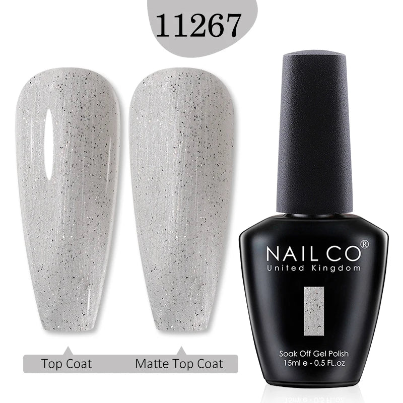 NAILCO Red Colors Series 15ML Nail Gel Polish Nail Supplies Semi Permanent For Nail Art Manicure Soak Off LED UV Hybrid Varnish - Tasawoq