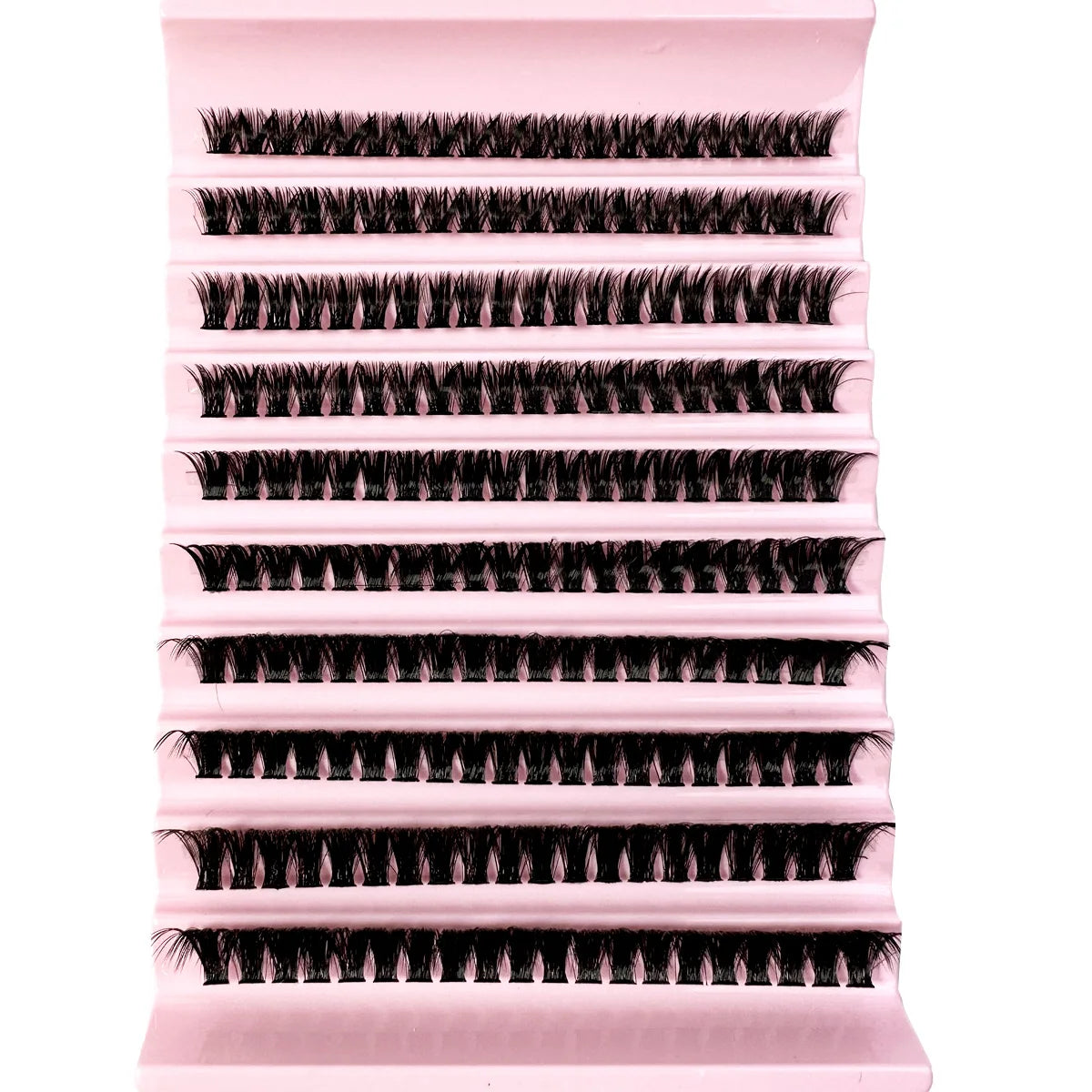 Faux Mink Eyelashes 540Cluster C Curled 9-16mm Mixed Natural Eyelash Extension 3D Russian Strip Personal Eyelash Makeup Tool - Tasawoq