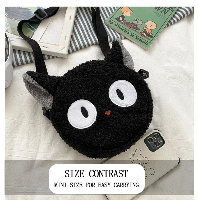 Japanese Style Kawaii Bag Women Cartoon Plush Shoulder Bag for Women New Crossbody Bag Small Phone Purse Bolsa Feminina - Tasawoq