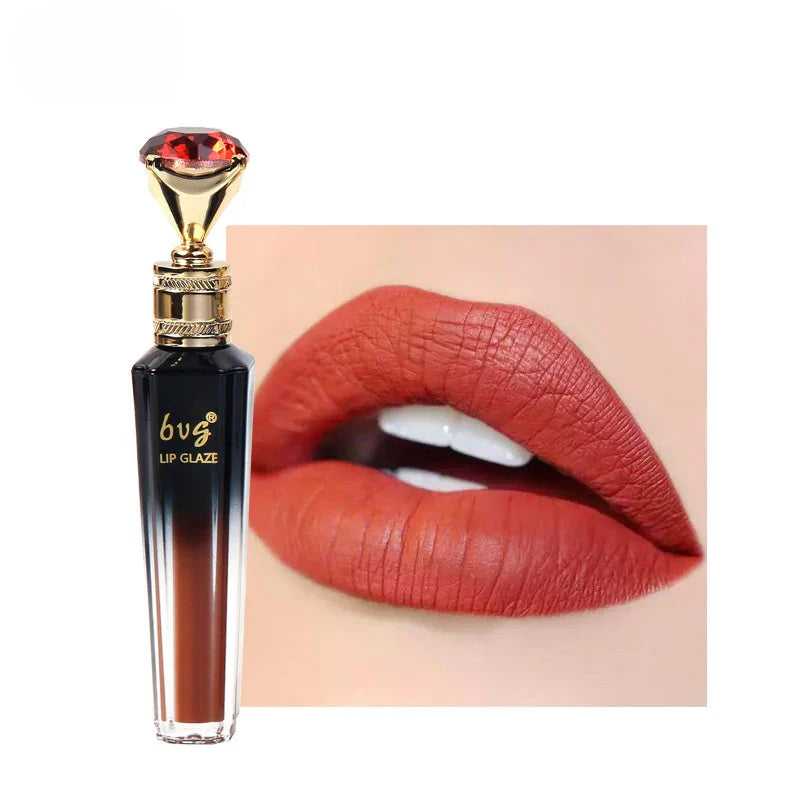 Lip Gloss Durable Moisturizing Waterproof Non-fading Non-stick Cup Color Durable Velvet Matte Lip Gloss Cosmetics For Women - Tasawoq