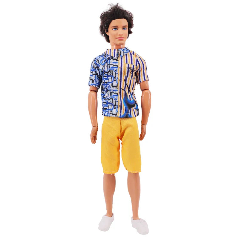25 Style Ken 11.5inch Doll Clothes Sportswear Prince's Daily Clothing Overcoat for Babi 30 Cm Ken Boy Clothes,Birthday Present - Tasawoq