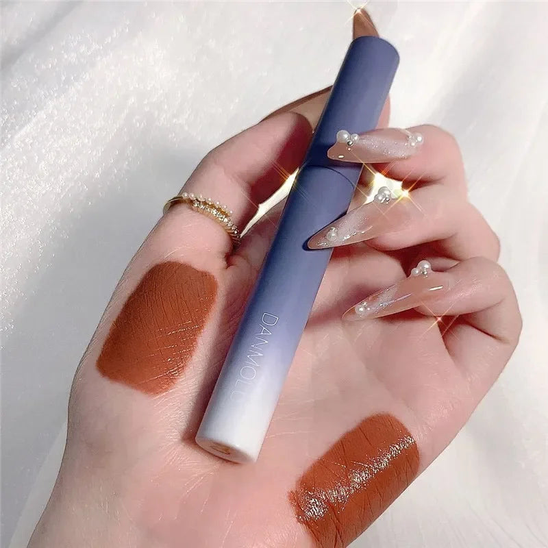 Lipstick Set 5 Colors Matte Long Lasting Waterproof Non-Stick Cup Lip Glaze Not Easy To Fade Red Lips Lip Tint Cosmetic Makeup - Tasawoq