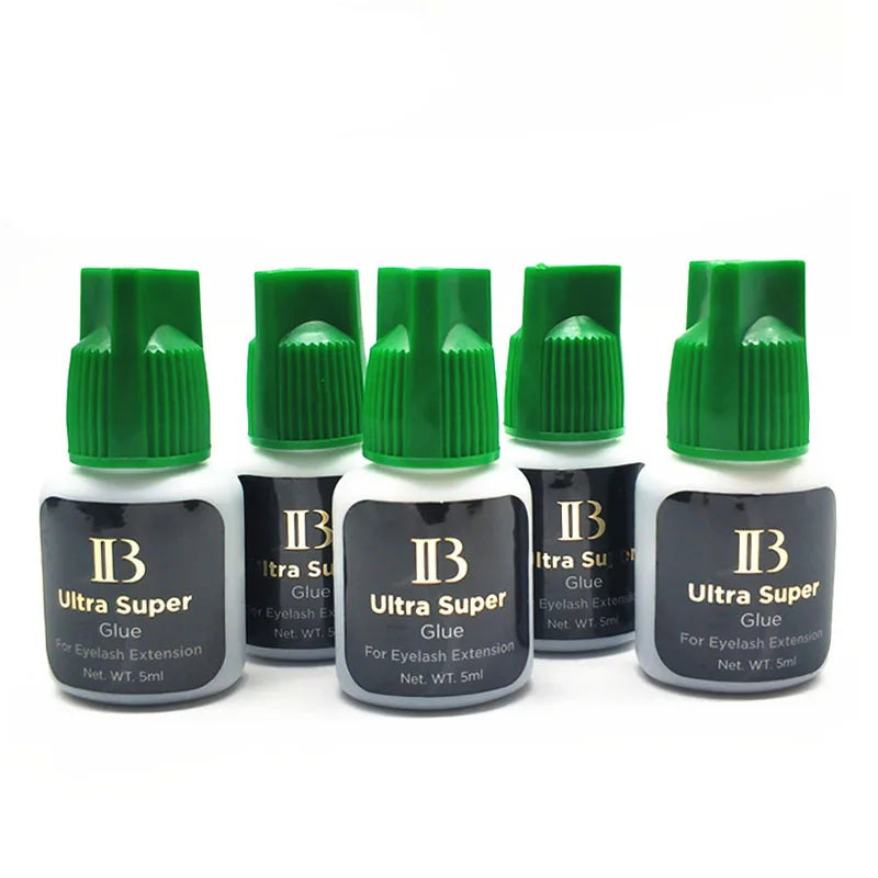 Korea Original IB Ultra Super Glue for Eyelash Extensions 5ml Professional IB Green Cap Glue False Lash Adhesive Makeup Tools - Tasawoq