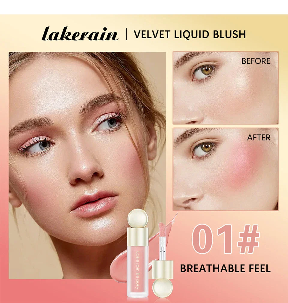Blush Liquid Blusher Real Makeup Blush Matte Palette Blusher Cosmetics Products Liquid Cream Stick Pink Face raremakeup Beauty - Tasawoq
