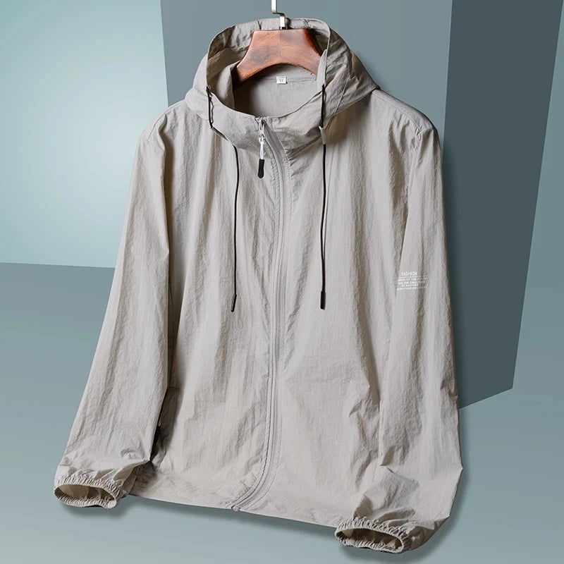 2025 Summer Hooded Jacket Men Women Sun Protection Clothing Fishing Hunting Clothes Quick Dry Skin Windbreaker - Tasawoq
