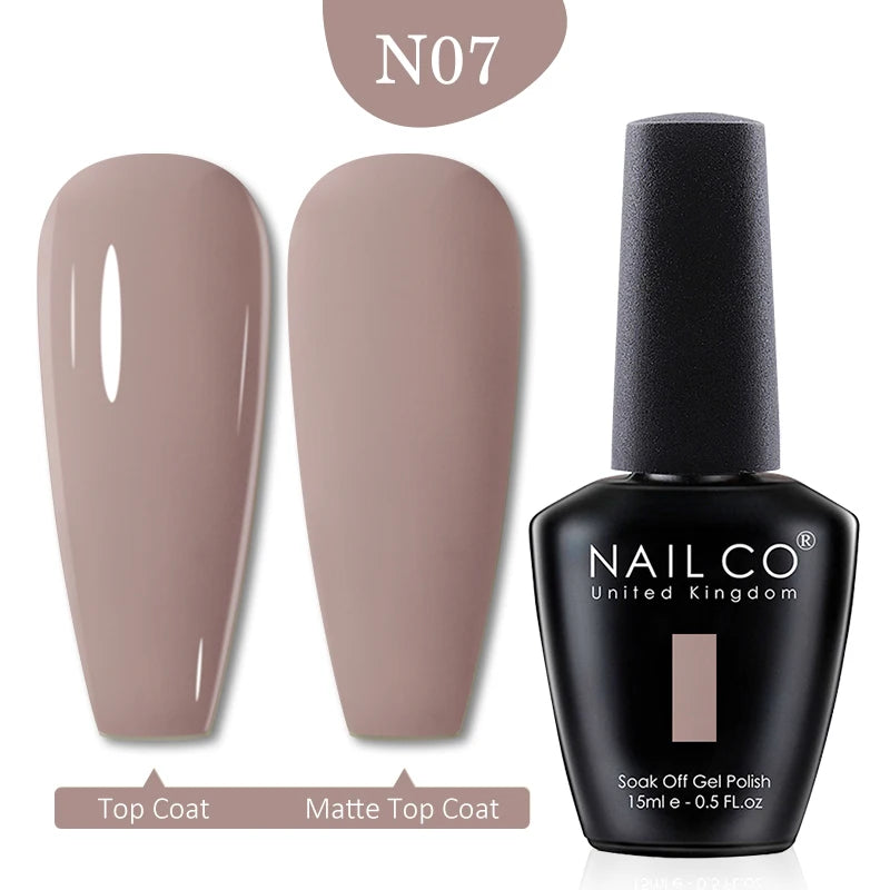 NAILCO Red Colors Series 15ML Nail Gel Polish Nail Supplies Semi Permanent For Nail Art Manicure Soak Off LED UV Hybrid Varnish - Tasawoq