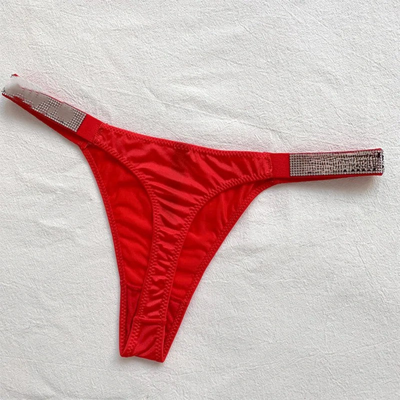 Women's Seamless Low-Waisted Thong - Smooth Breathable G-String