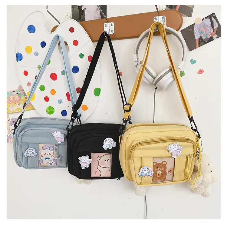 New Kawaii Bag Girls 2025 New JK Transparent Bag Small Crossbody Bag For Women Purses and Handbags Shoulder Bag Itabag Bolso - Tasawoq