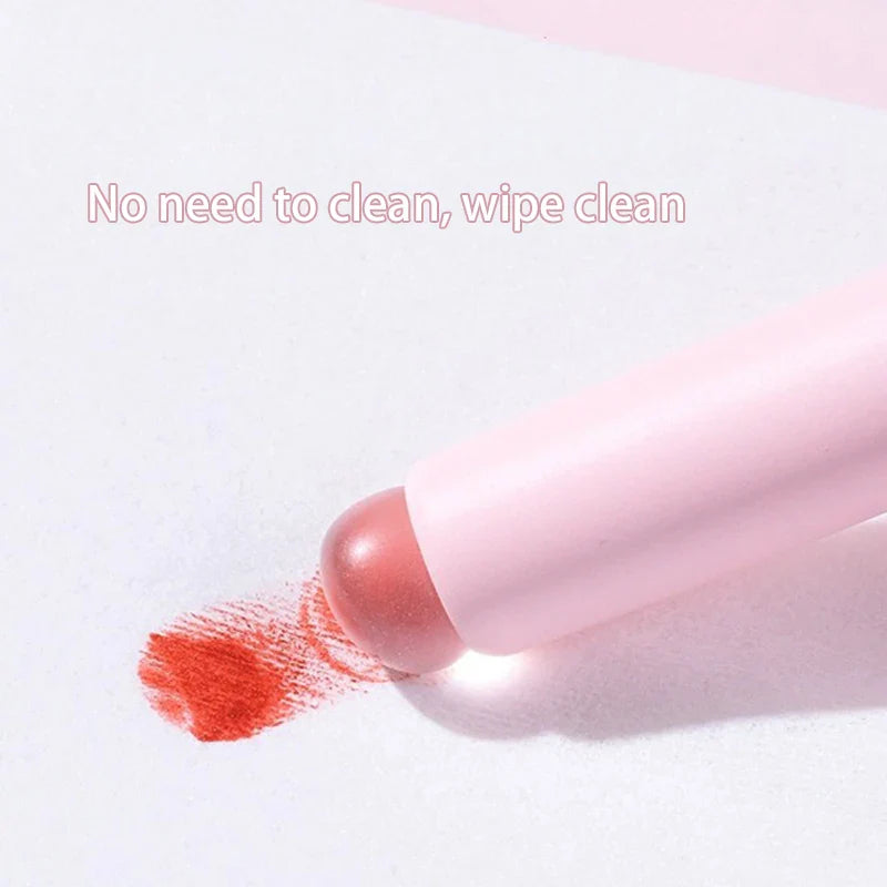 Nail Art Silicone Applicator Sticks Chrome Pigment Dust Applying Manicure Tool Easy-Daub Pigment Silicone Nail Brushes - Tasawoq