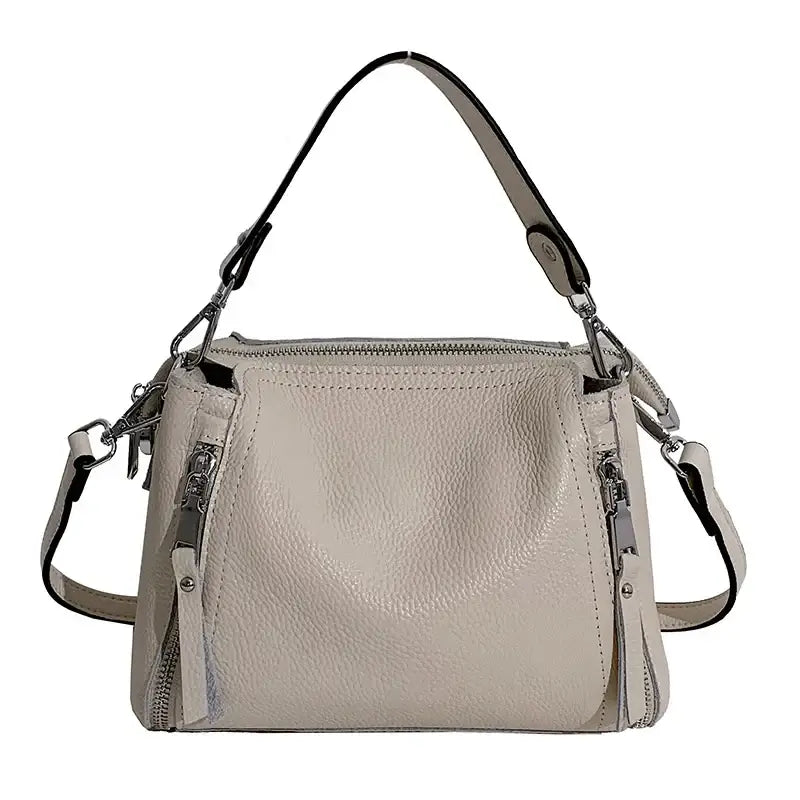 100% Genuine Leather Women Handbags Cowhide Women Shoulder bag Fashion Luxury Ladies Messenger Bags High Quality Female Tote bag - Tasawoq