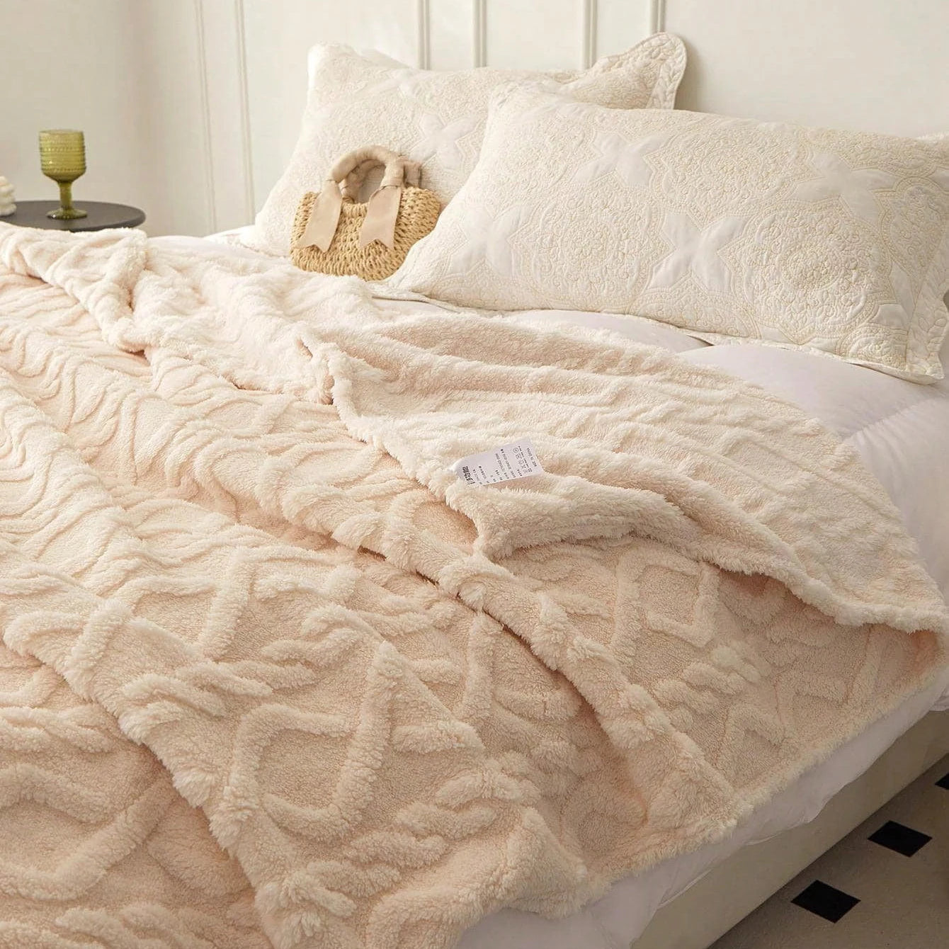 1pc Single-Layer Coral Fleece Blanket, Lightweight & Multi-Purpose Blanket Bed Cover,For Living Room Sofa Cover, Nap Blanket - Tasawoq