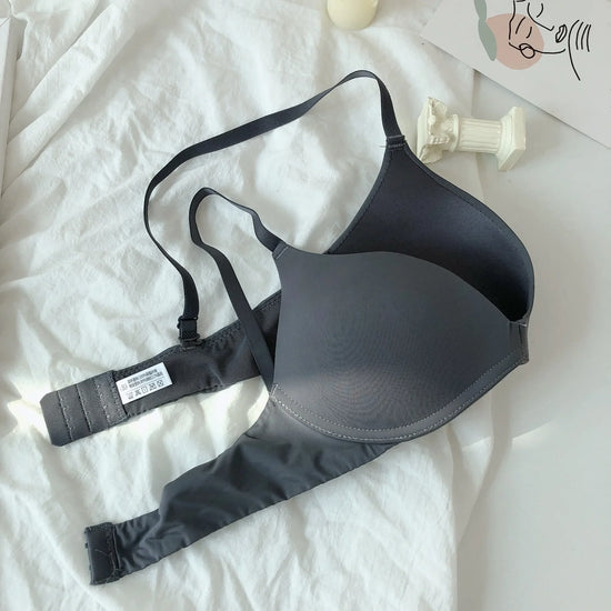 Backless Bras for Women Seamless Underwear Sexy Lingerie 3/4 Cup Bralette Top Wireless Brassiere Intimates Comfort T Shirt Bra - Tasawoq