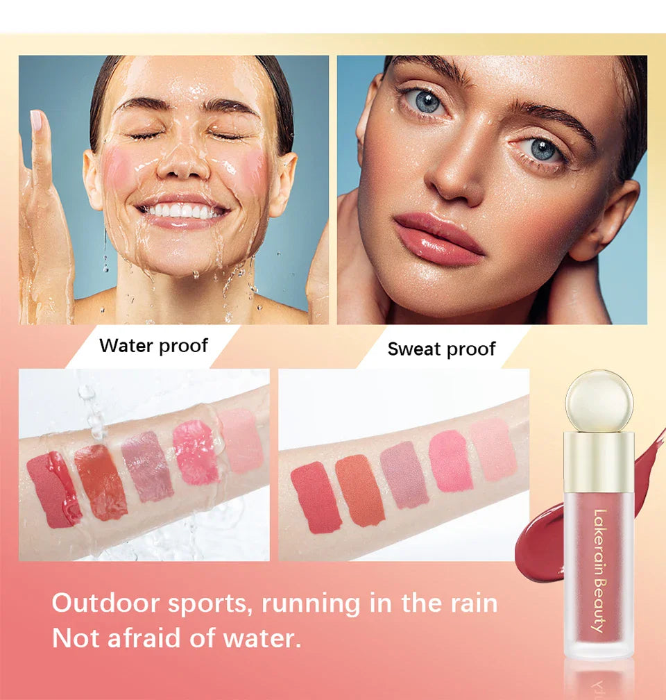 Blush Liquid Blusher Real Makeup Blush Matte Palette Blusher Cosmetics Products Liquid Cream Stick Pink Face raremakeup Beauty - Tasawoq