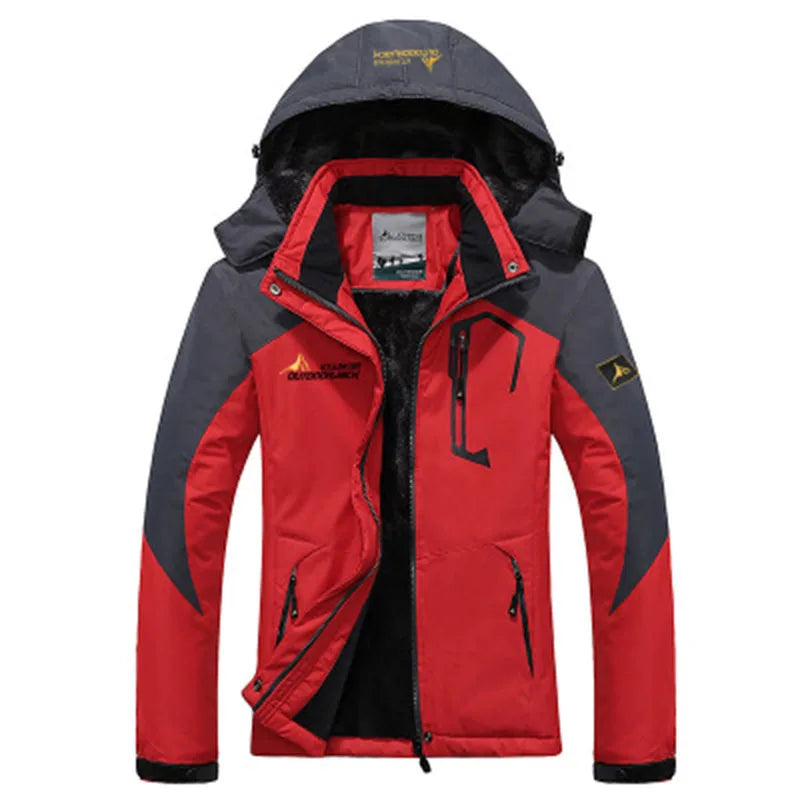 Winter Parka Men Windbreak Plus Thick Warm Windproof Fur Coats Male Military Hooded Anorak Jackets Men's Winter Jackets - Tasawoq