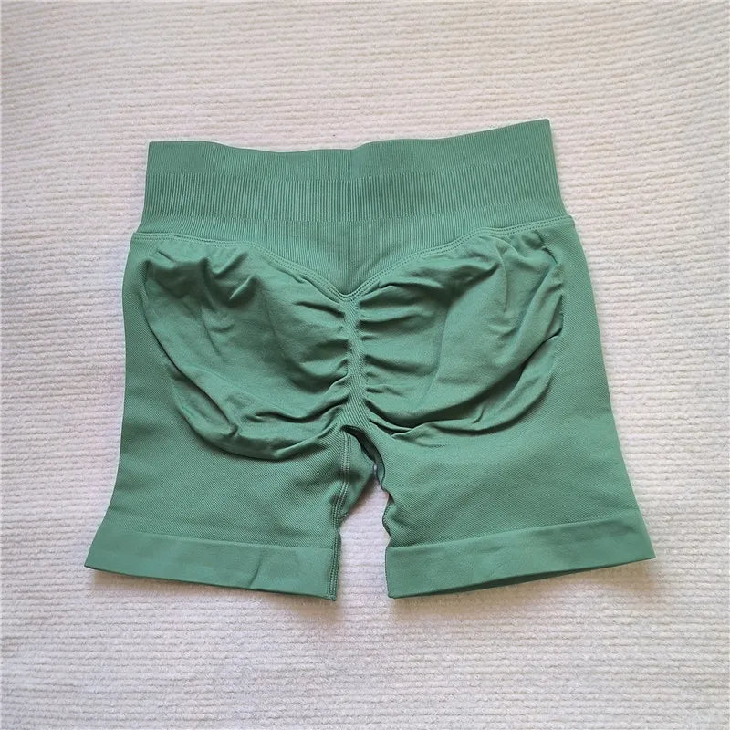 Gym Impact Running Shorts Scrunch Butt Shorts Women Biker Cycling Shorts Seamless Leggings Sexy Athletic Yoga Shorts - Tasawoq