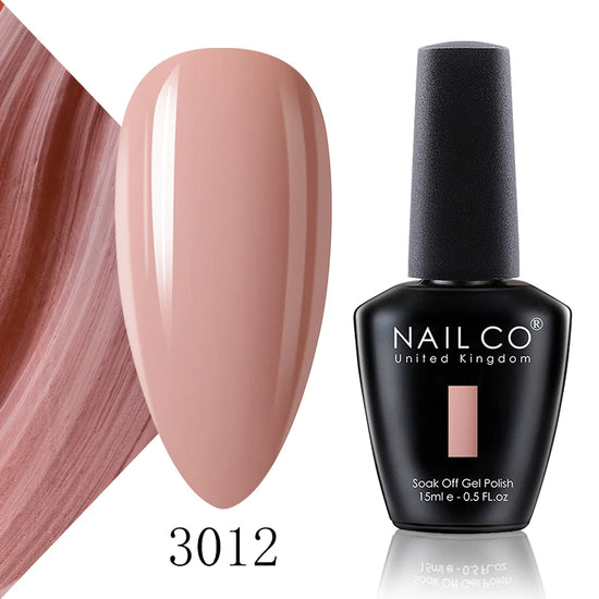 NAILCO 15ml Fresh Series Gel Nail Polish Design UV&LED Nail Gel Spring Summer Color Vernis Nail Art Glitter All For Manicure Set - Tasawoq