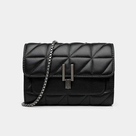 Lingge bag, chain bag, single shoulder bag, diagonal cross style crossbody bag for women - Tasawoq