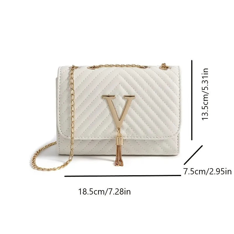 Embroidery Women Crossbody Bag Thread Luxury Handbag Shoulder Bags Brand Sequined Tassel Clutch Small Bag and Purse Party - Tasawoq